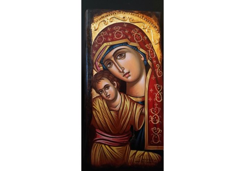Εικόνα Αγιογραφίας Ιησούς Χριστός - Παναγία