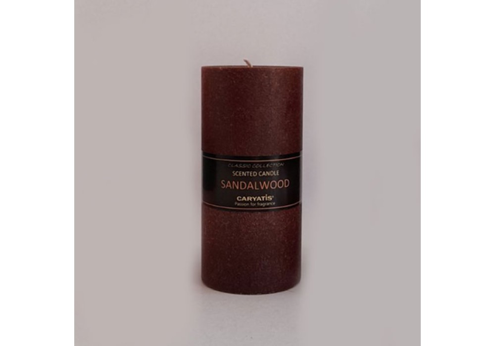 Κερί Κολώνα με Άρωμα Sandalwood