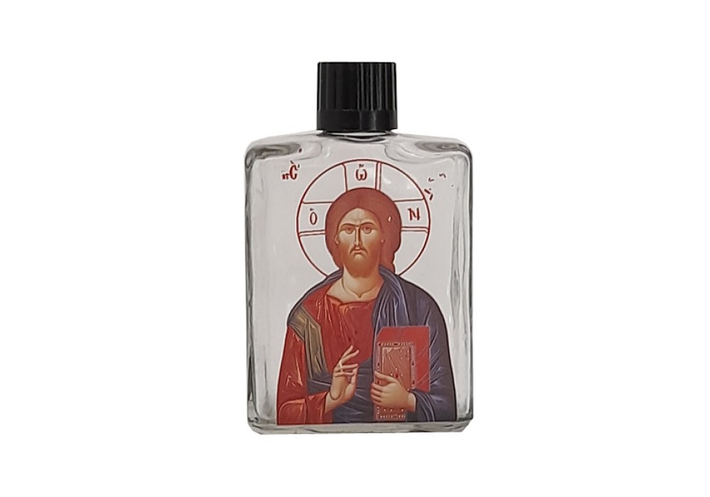 Μπουκαλάκι Αγιασμού Γυάλινο 7cm