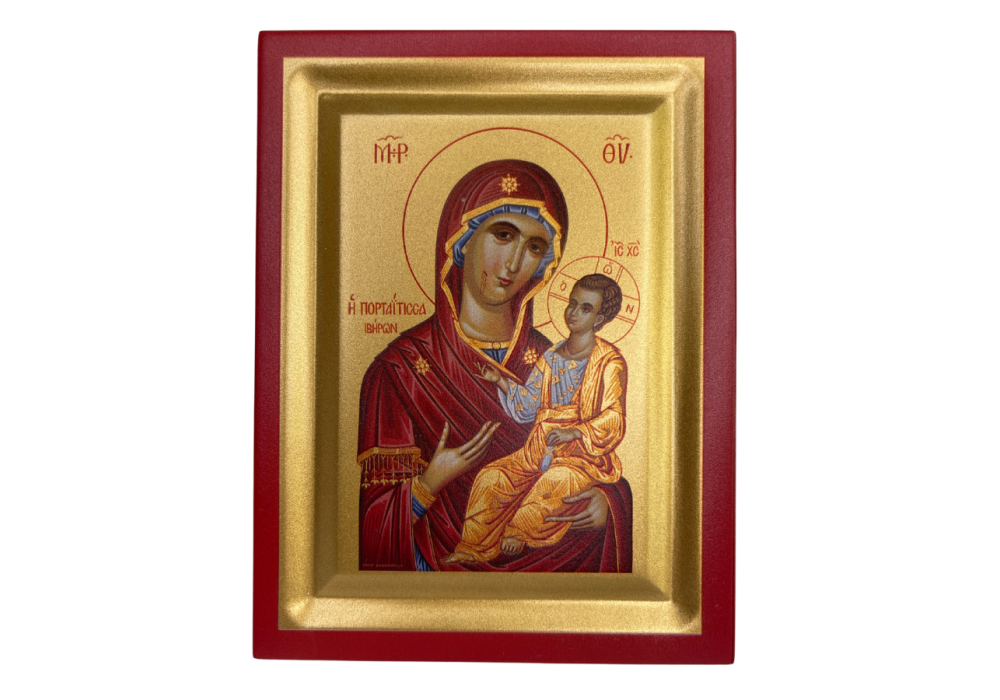 Μεταξοτυπία Παναγία Πορταίτισσα